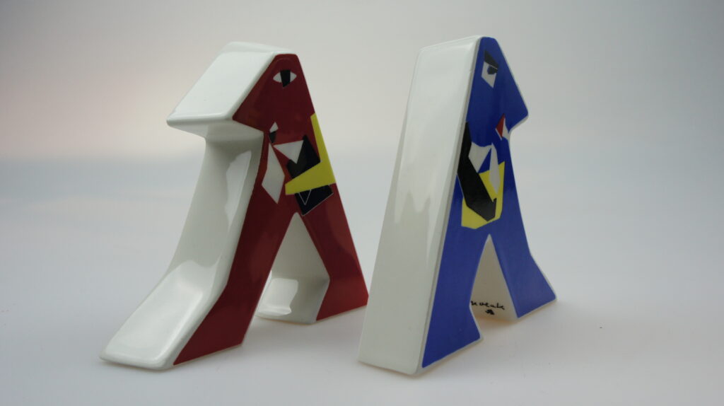 Lopertjes - Jan Snoeck - categorie Kunstenaars - peper en zoutstel verzamelen (5)