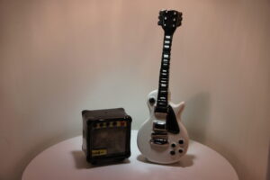 Gitaar met versterker