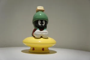 Marvin the Martian in ufo peper- en zoutstel keramiek – Warner Bros 1994