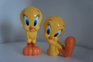 Peper- en zoutstel Tweety staand en liggend, Warner Bros 1999