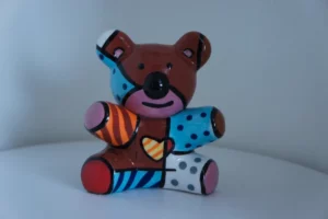 Peper- of zoutstrooier beer, 2-delig, Romero Britto design