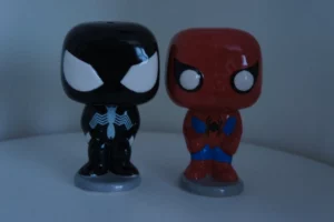 Spider-Man en Venom peper zoutstel Funko Marvel stijl