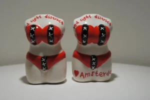 Red Light District peper zoutstel bikini Amsterdam souvenir