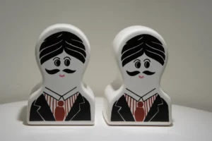 Carlton Ware peper zoutstel man en vrouw Made in England