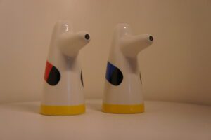 Presse papier peper en zoutstel van Jan Snoeck